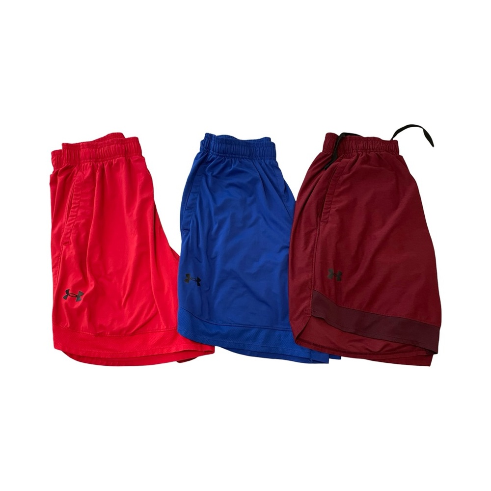 Under Armour Men's Training Stretch Shorts Bundle (Lg)